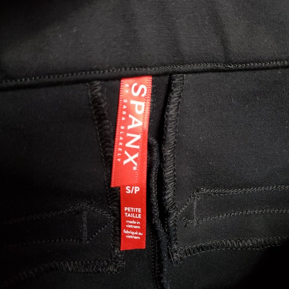 Spanx Back Seam Skinny Perfect Pant Womens‎ Small Black Ponte Trouser - Picture 8 of 8